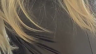 Im in the Car Honking the Horn with My Big Ass My Tits and My Hands Im Masturbating While Doing It and Showing off
