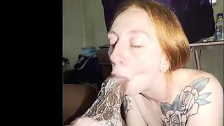 Ball sack deep in this ginormous caboose phat ass white girl