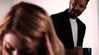ADULTMOBILE - Cute Blondie Bunny Colby Tries To Seduce Her
