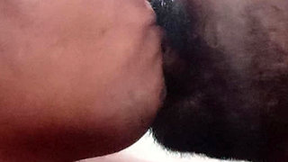 Hot Stepmother Liplock and Spitting in Mouth