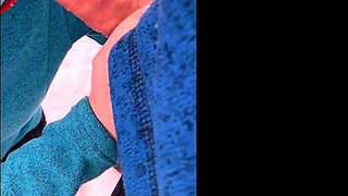 Public Blowjob on a Walking Trail with a Busty Amateur Teen