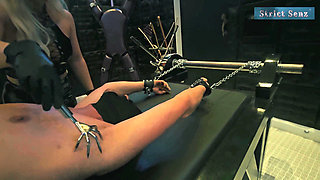 Sheela Sinner Hell on the Rack Hard Tickling Punishment Part 2