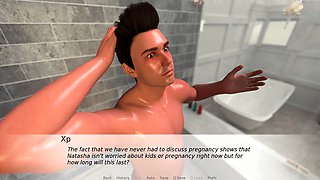 3d swinger, new married couple, game