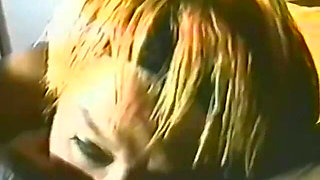 Blonde Sucks Dick Then Takes on Two Dildos