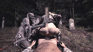 X Virtual 11 Walking Zombies in 180°