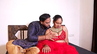 Hot indian desi Newly Married Bhabhi first suhagrat night in clear hindi audio