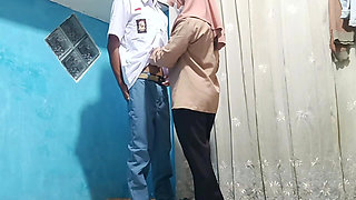 The Teacher Invites the Students to Come Home From School