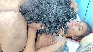 Boobs suck and nipple lick