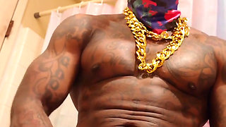 BBC Worship Hallelujah Johnson (Solider Of Love) Tall Dark Chocolate Muscles Tattoos Hairy BBC Hallelujah Johnson Masturbating