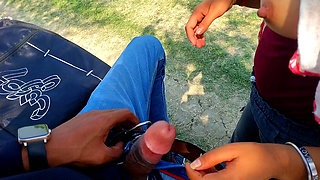 Didi's friend sucked his cock in the fields, girlfriend's mouth fucked, desi village girl fucked Hindi audio, xxx, mms, xvideos, porn