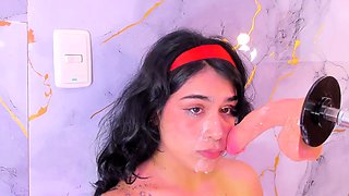 Hottest brunette solo webcam masturbation 2
