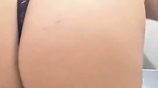 Me in the Chair, Inserting and Enjoying Myself with a Dildo in My Pussy -
