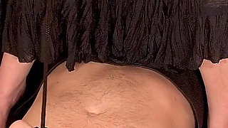 Drawing an Artwork of His Post Orgasm Tortment Suffering Makes Her Horny, and She Gets Herself off