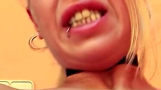 Blonde German skinny teen Laura secretly fucked by step father