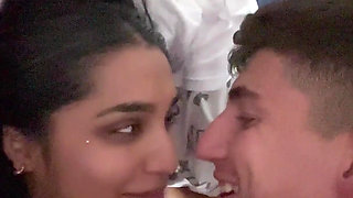 I Cum on the Face of My Asian Girlfriend with Huge Tits - Yasmina Khan and Brady Bud