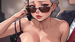 Waifu Mature Secretary POV - Office Phone Call Close-Up Boob Teasing Undressing(1m Teaser)