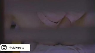 Hot, cute neighbor caught masturbating at the window