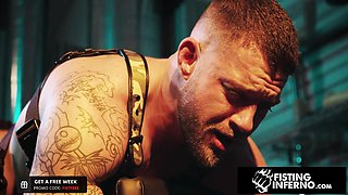 Drew Valentino's Muscly BDSM Fisting Ignites Wild Hairy Passion