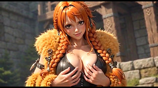 Ai Compilation Nami Outfit Elbaph Nude Shiny Skin Sensual NSFW