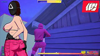 Squirt games, squid game, korean girl