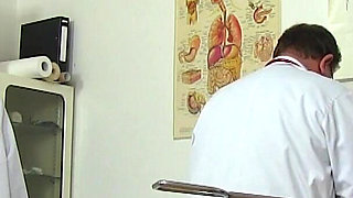 Mature gyno - chubby mature woman caught on cam on her gyno exam by kinky doc