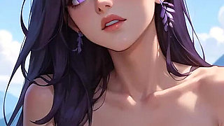 Mountainside Melody: Solo Purple Hour