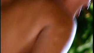 Amazing Brunette Gets Fucked Pool Side by a Big Hard Cock