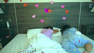 Jenifer The Fiery Latina Teen Secretly Removes His Condom