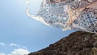 Emma Voyeur POV: MILF Flashes Pussy & Ass on Public Beach - Outdoor 4K