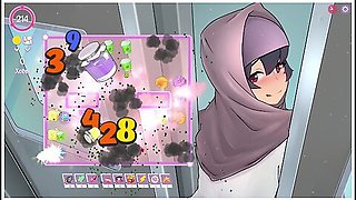 Tsundere Milfin [hentai Game] Stuck In The Elevator With Car Toon