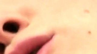 Blonde Babe Pleasures Herself with Glass Dildo to Orgasm