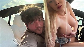Fucking Sexy British Blonde Babe - Frances Bentley In Car