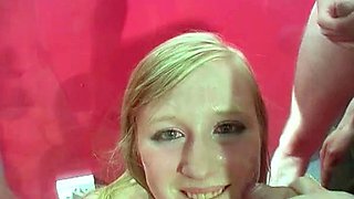 Amateur college group sex session