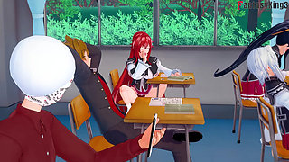 Rias Gremory Invites Me to Have Sex After Class - Dxd Ntr Madness