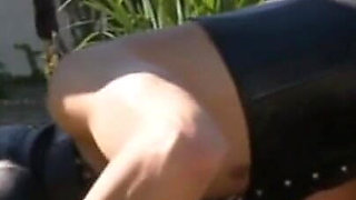 Bondage humiliating in masked