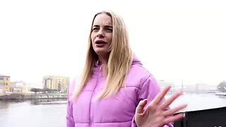 GERMAN SCOUT - Big natural Saggy Tits Nurse Naomi Love