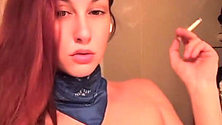 Artemisia Love Smoking a Cigarette Wearing a Sexy Bikini