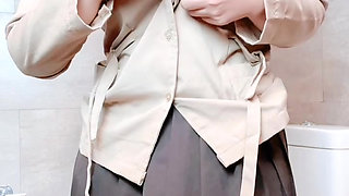 Charm of narrow pussy of scout students