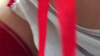 Latina MILF Amateur Sexy Nurse Gives Me a Massage, Rides Me and Ends with Visible Vaginal Cum POV