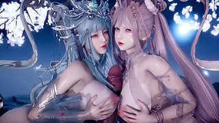 Intense Rough Stepsister Fuck Fest  Horny Slutty Step Sisters Get Their Hot Asses Pounded Hard and Swallow Every Drop of Cum