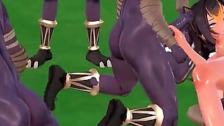 Genshin Impact - Genshin Girls in Hilichurl Beach Camp - Rough Sex - 3D Hentai Animations
