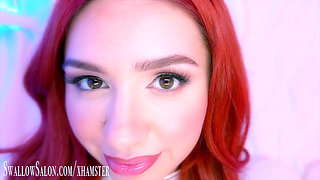 Busty Redhead Cherie Gwendolyn Offers Oral Services