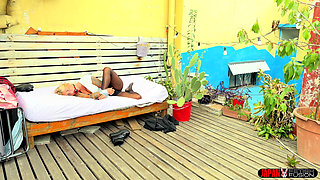 Roleplay Did in a Backyard - Ingalls (argentina) Tied with Tape by Her Hands and Feet