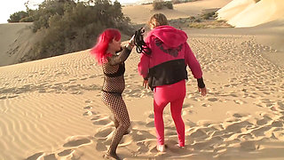 Lesbian Dunes Pony Riding Mega Extreme