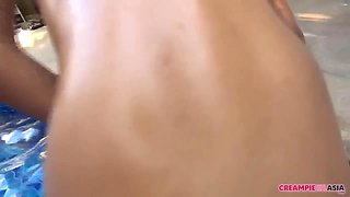 Oily 18 Year Old Thai Bareback Creampie