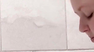 Sophia's first golden shower with Jasper