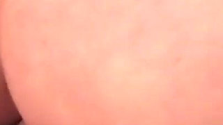 Big ass German chick gets sprayed on her big ass