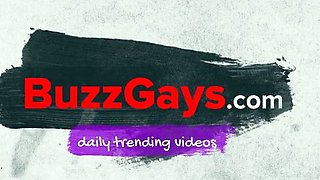 Old-Young Blowjob in the Toilet - Big Cock Handjob and Suck