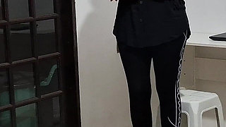 Dancer Goes to the Interview at the Nightclub.