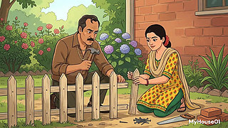 Indian Villege Women Romantic Video in Their Home Cartoon Video